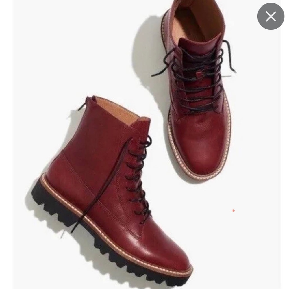 Madewell Citywalk Lug Sole Boot size 6.5